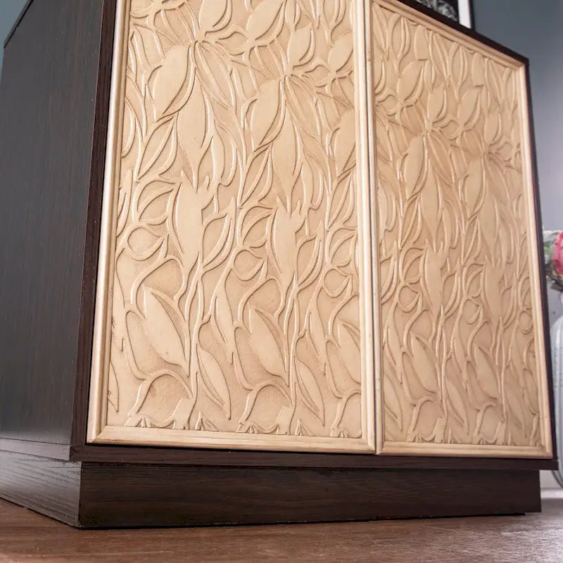 Meuble Élinda en bois brun style transitoire