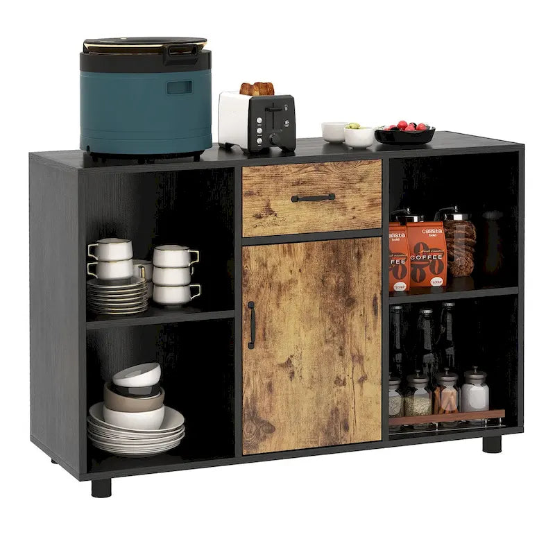 Bahut de ferme, buffet, meuble bar à café, meuble de classement, console - 48 x 16 x 31,5 (L x l x H)