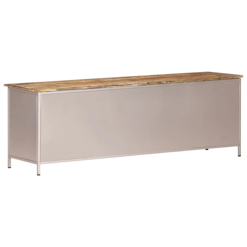 Meuble TV 47,2x11,8x15,7 Bois de manguier brut