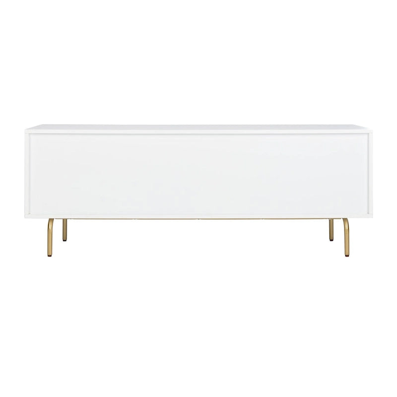 Meuble TV multimédia - 54 L x 15,7 P x 19,7 H - 54Lx16Px20H