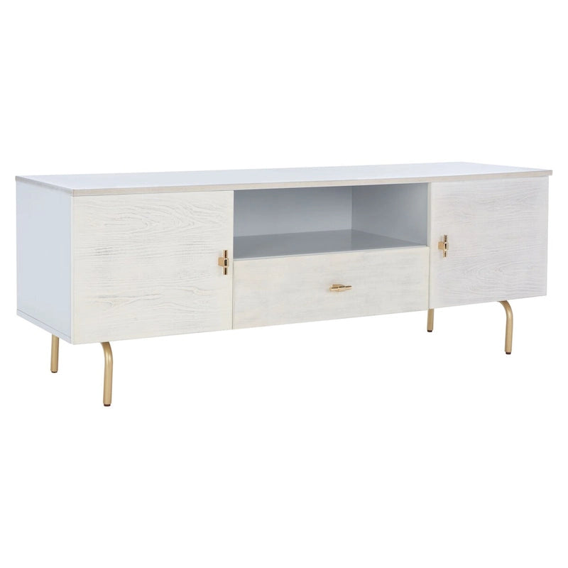 Meuble TV multimédia - 54 L x 15,7 P x 19,7 H - 54Lx16Px20H