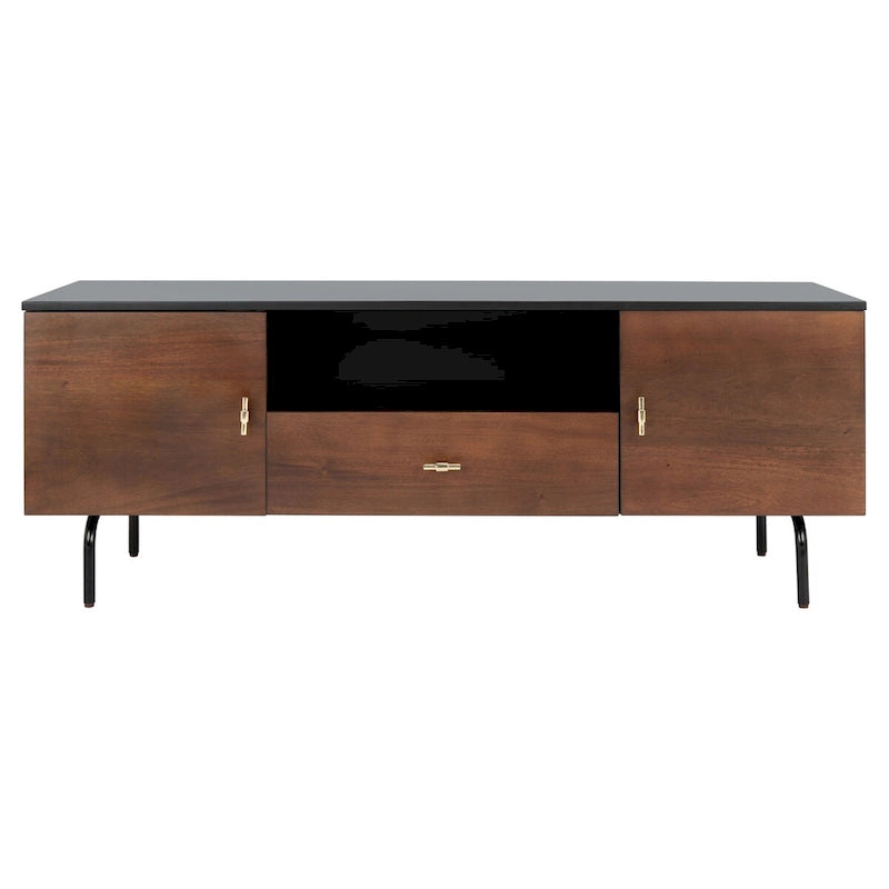 Meuble TV multimédia - 54 L x 15,7 P x 19,7 H - 54Lx16Px20H