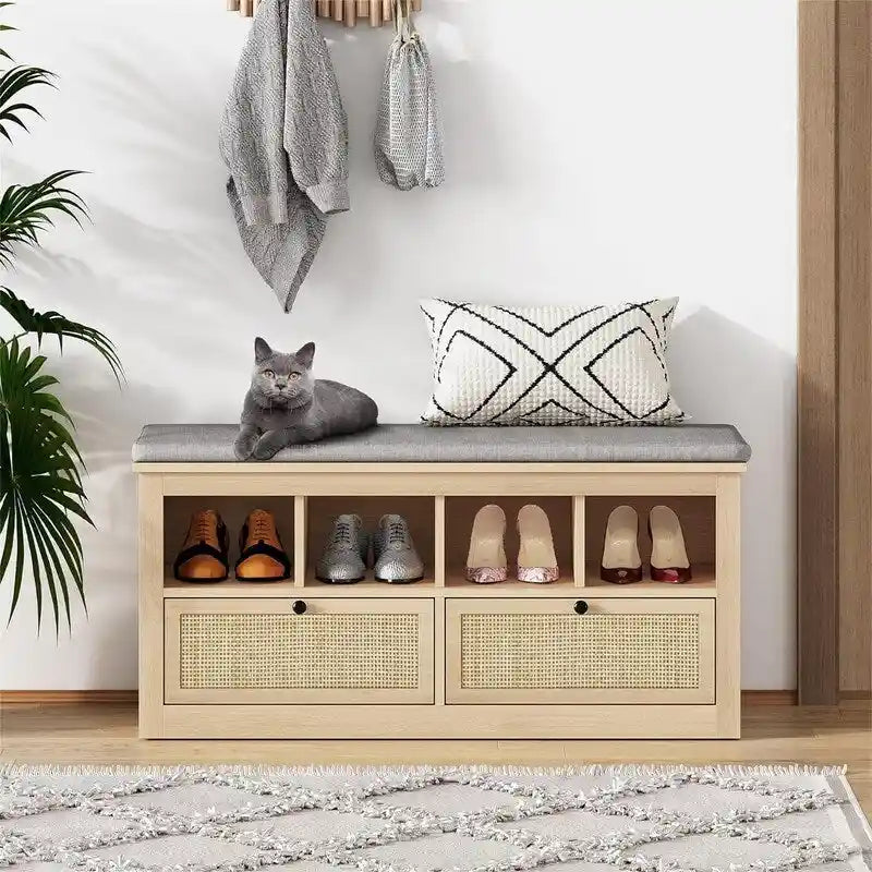 Banc de rangement pour chaussures