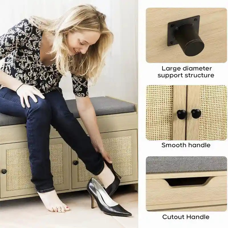 Banc de rangement pour chaussures