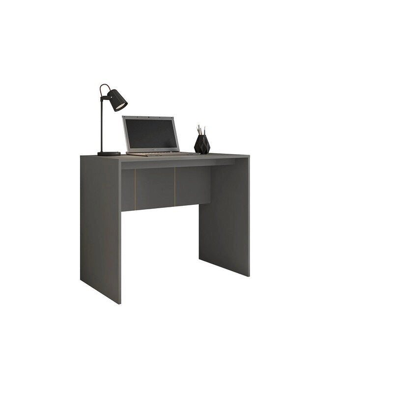 Bureau d'ordinateur moderne 89 cm de large Meuble de bureau pour petits espaces Design minimaliste Table d'étude compacte pour PC et ordinateur portable