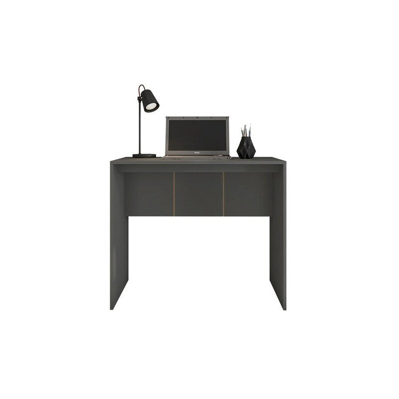 Bureau d'ordinateur moderne 89 cm de large Meuble de bureau pour petits espaces Design minimaliste Table d'étude compacte pour PC et ordinateur portable