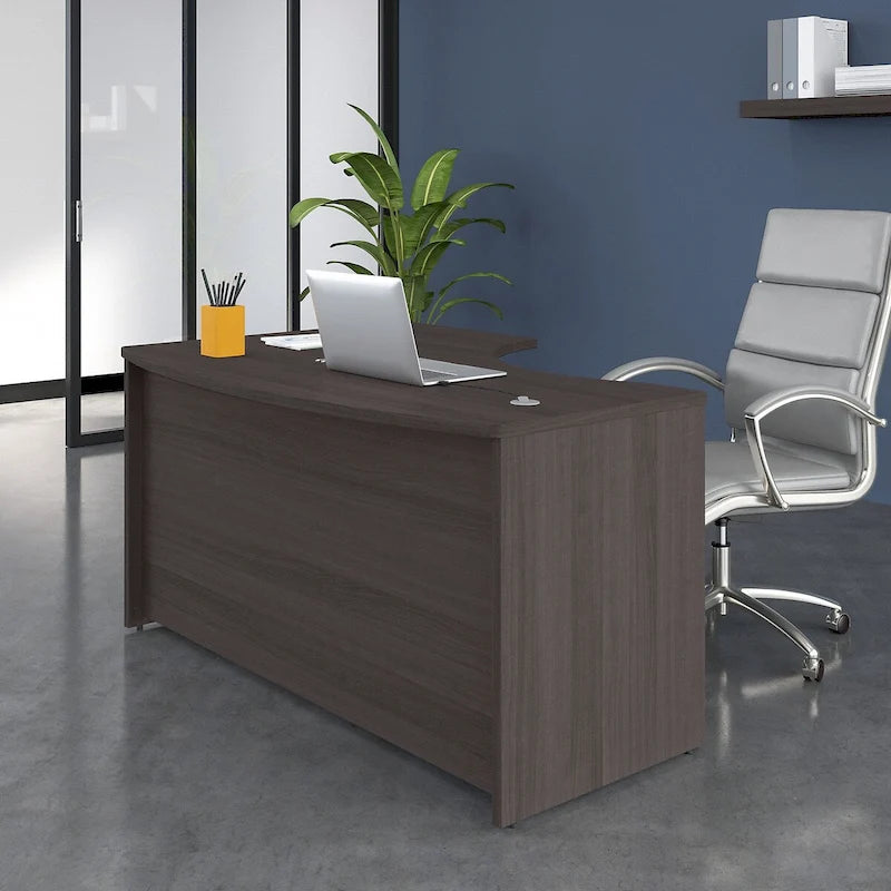Coque de bureau en L pour droitier par