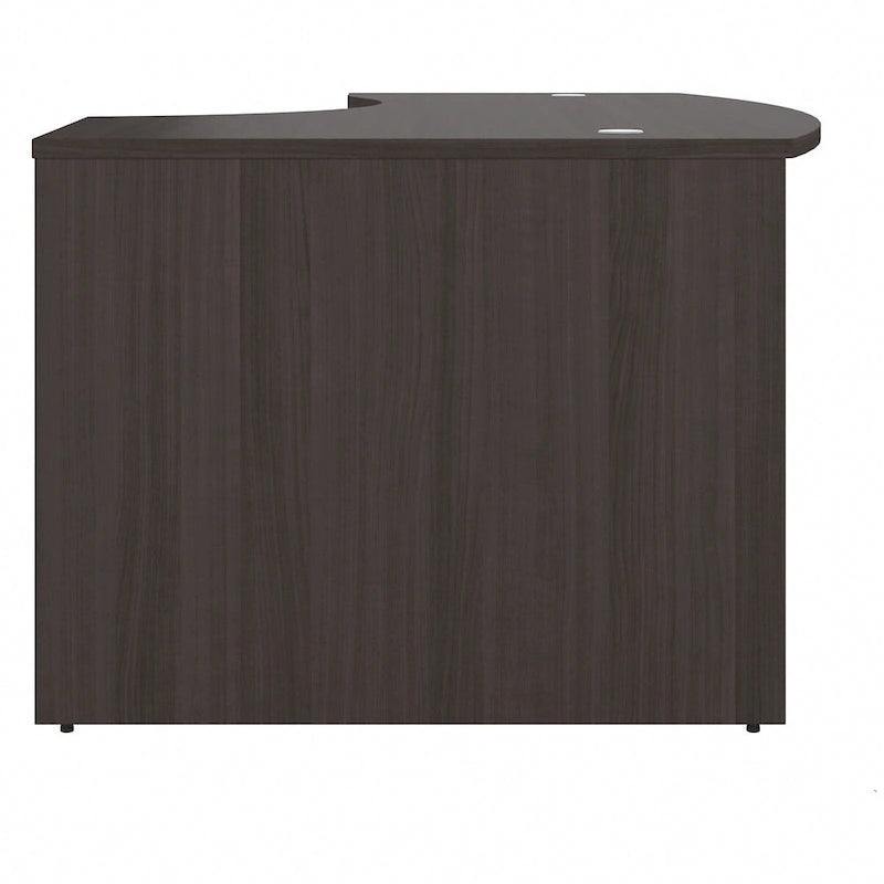 Coque de bureau en L pour droitier par